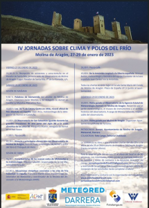 Lee más sobre el artículo Una cita que no conviene perderse, del 27 al 29 de enero, en Molina de Aragón, las IV Jornadas sobre Clima y Polos del Frío, en el aniversario de los -28 ºC de 1952