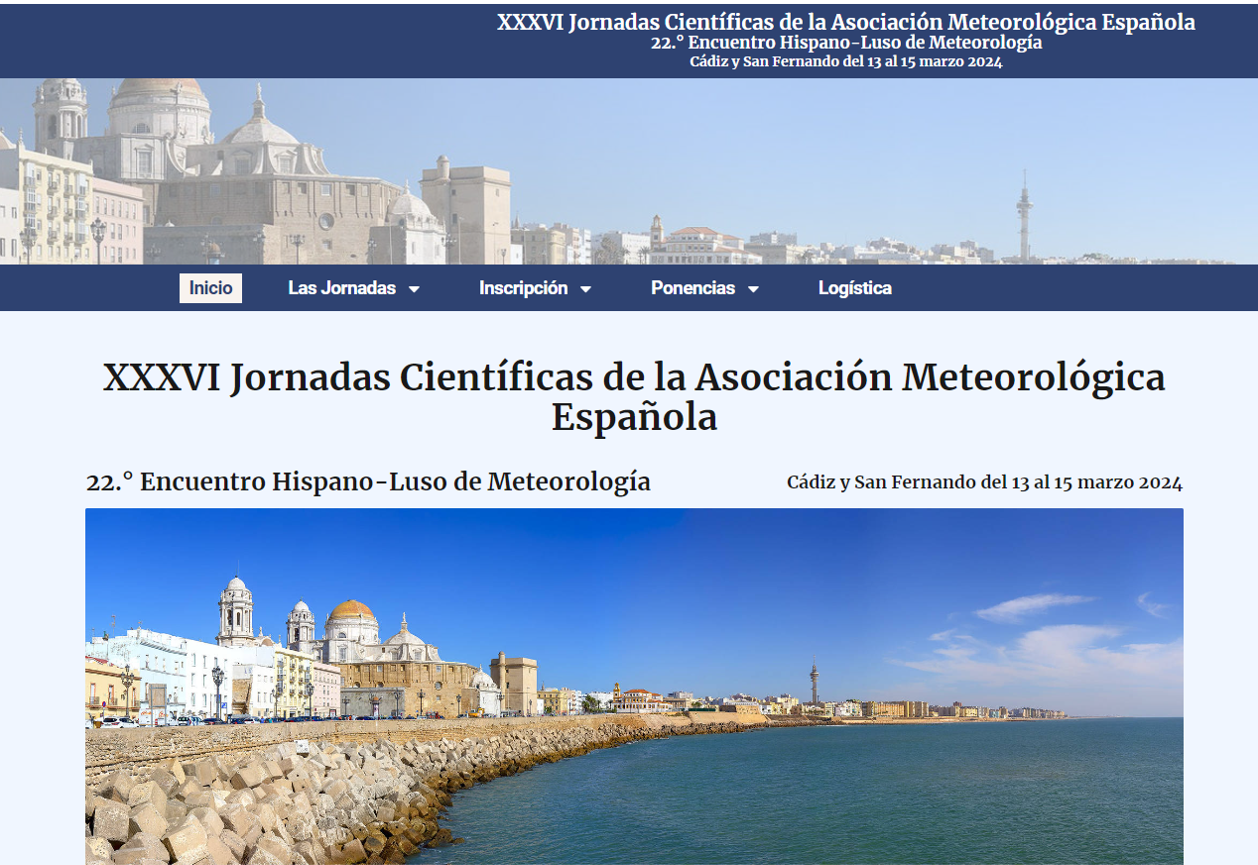 En este momento estás viendo Abierto el plazo de inscripción para participar en las XXXVI Jornadas Científicas de la AME y el 22.º Encuentro Hispano-Luso de Meteorología